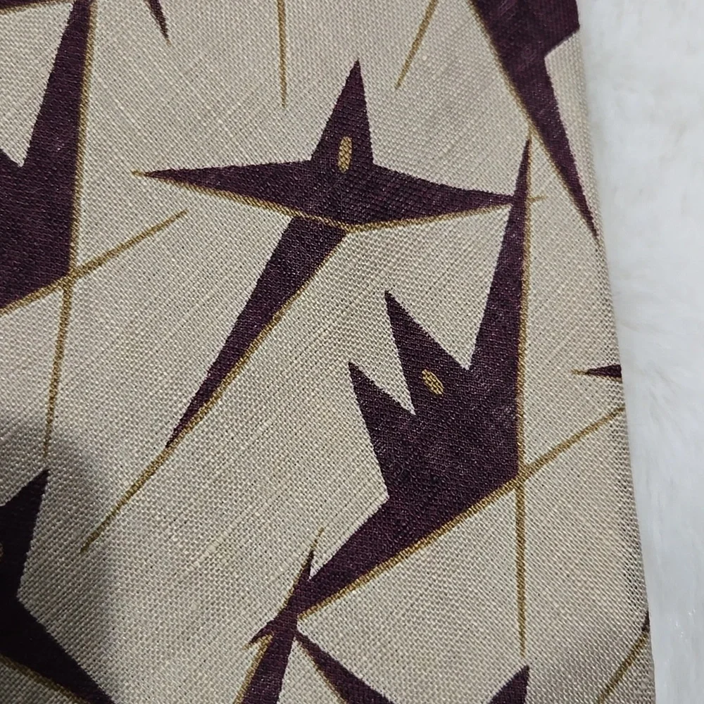 Giorgio Armani bundle of 5 silk ties red, green, burgundy,  cream, black, gray